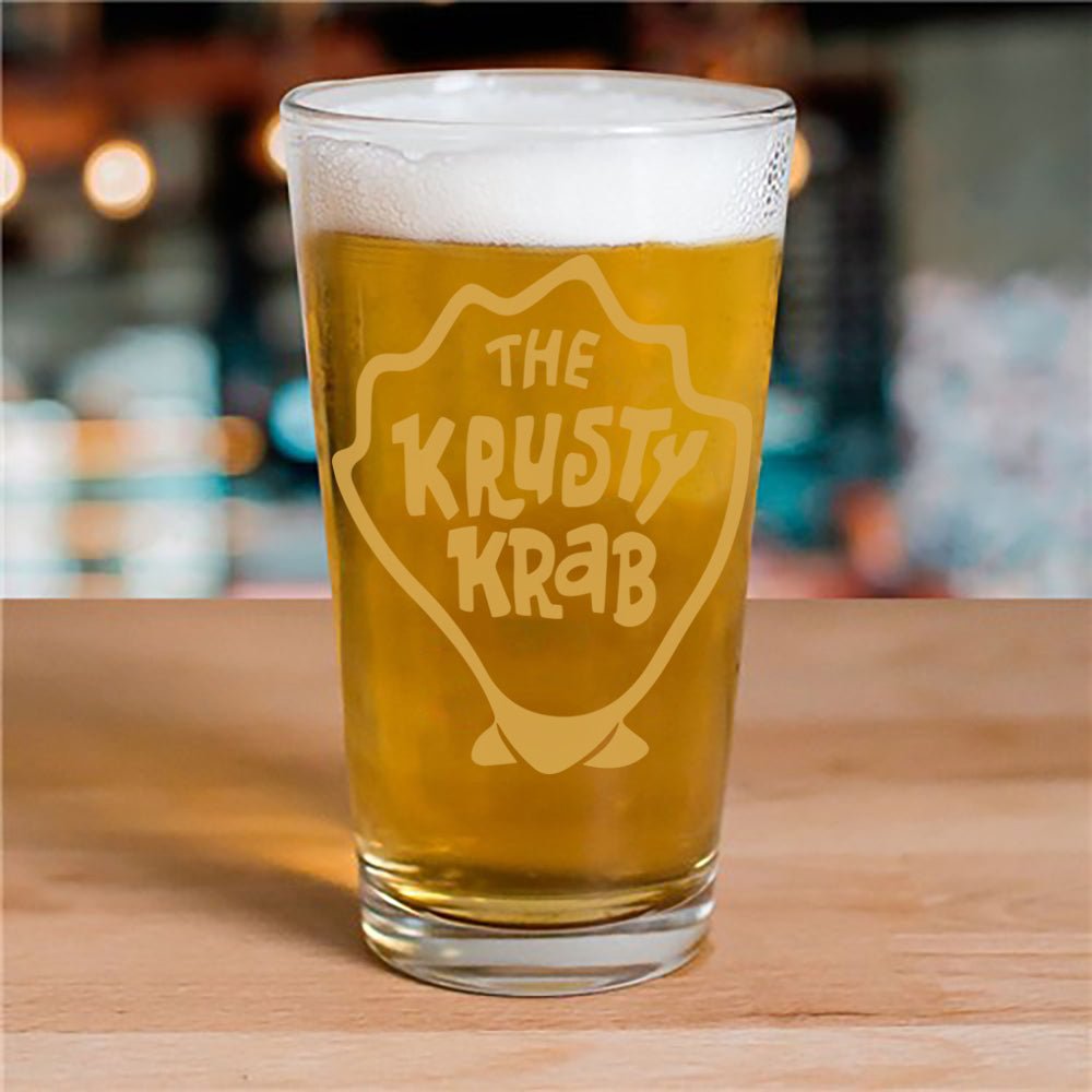 SpongeBob SquarePants The Krusty Krab Drinking Glass - Paramount Shop