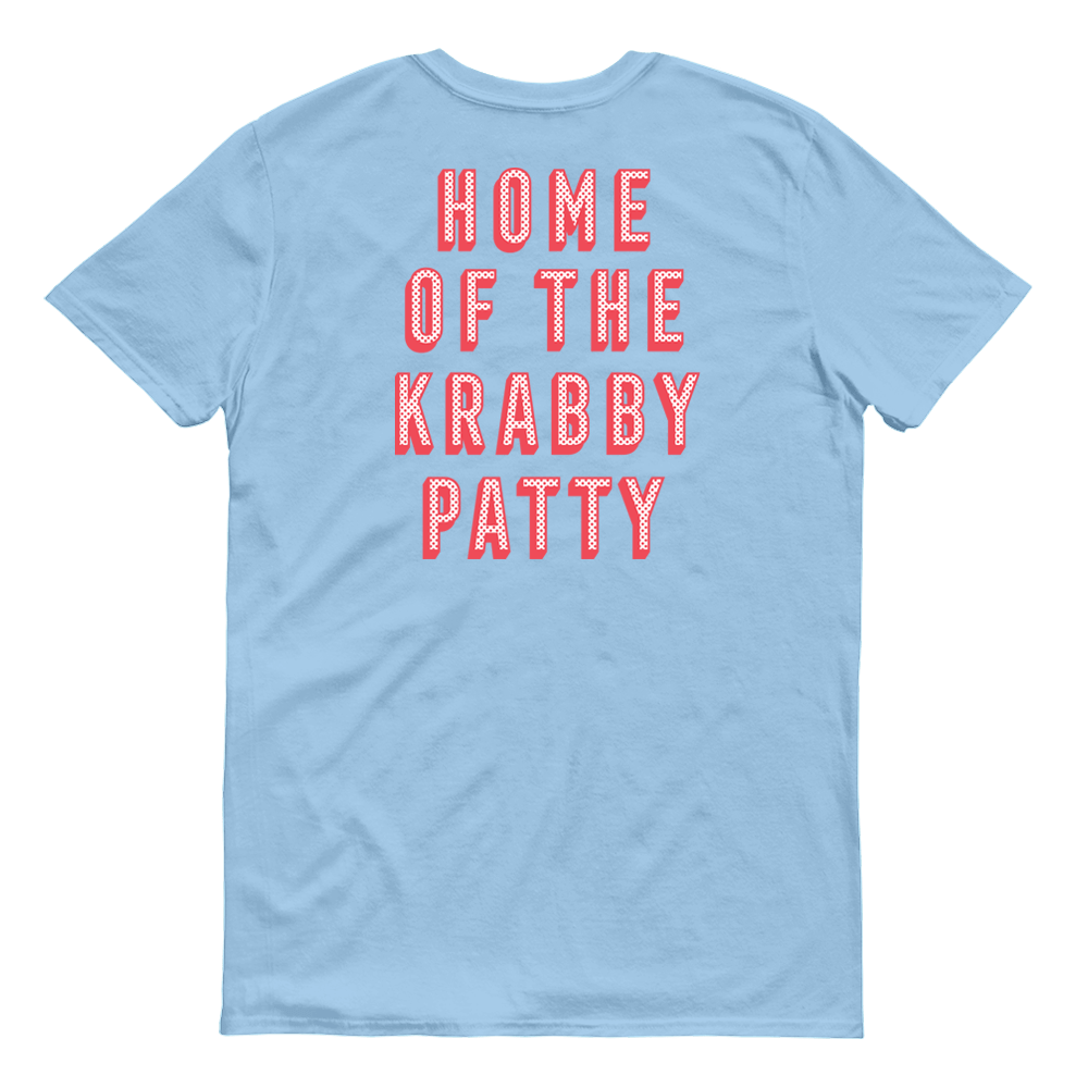 SpongeBob SquarePants The Krusty Krab Home of the Krabby Patty Adult Short Sleeve T - Shirt - Paramount Shop