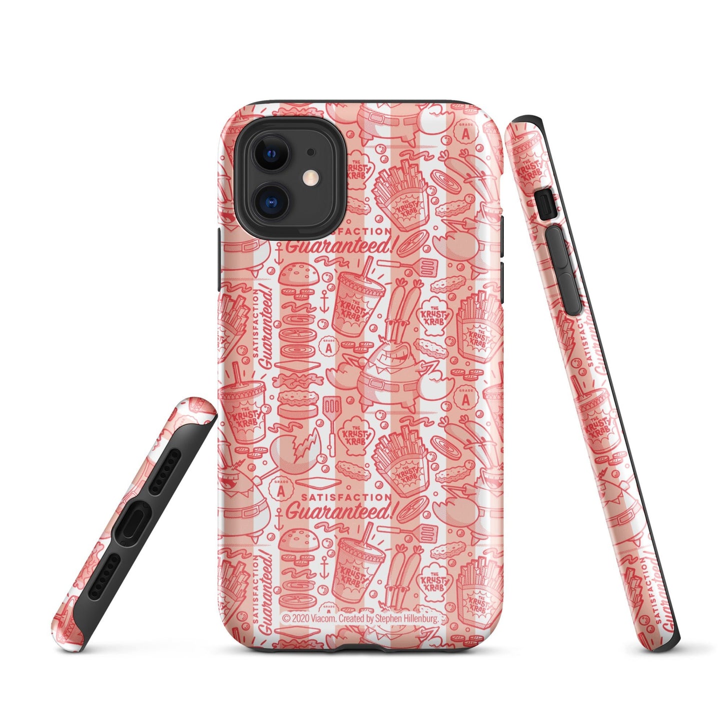 SpongeBob SquarePants The Krusty Krab Satisfaction Guaranteed Tough Phone Case - iPhone - Paramount Shop