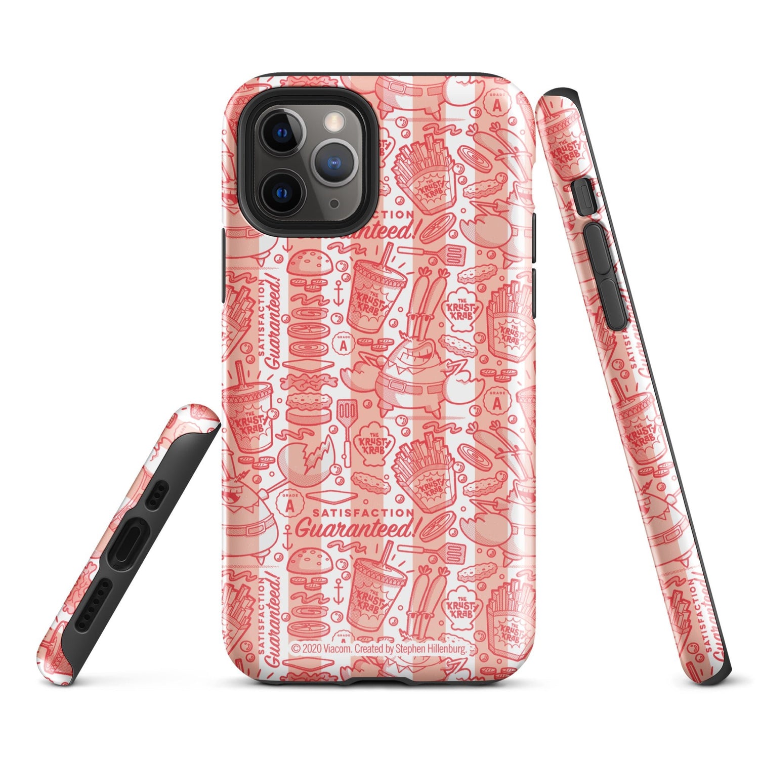 SpongeBob SquarePants The Krusty Krab Satisfaction Guaranteed Tough Phone Case - iPhone - Paramount Shop