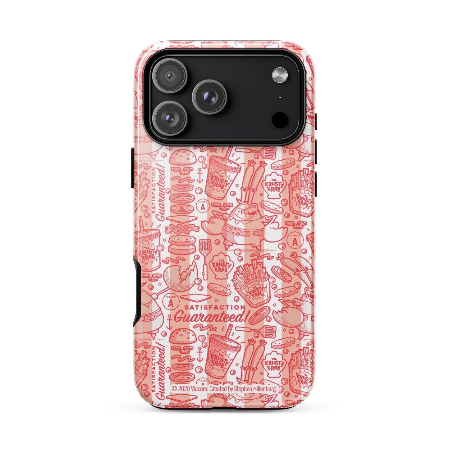SpongeBob SquarePants The Krusty Krab Satisfaction Guaranteed Tough Phone Case - iPhone - Paramount Shop