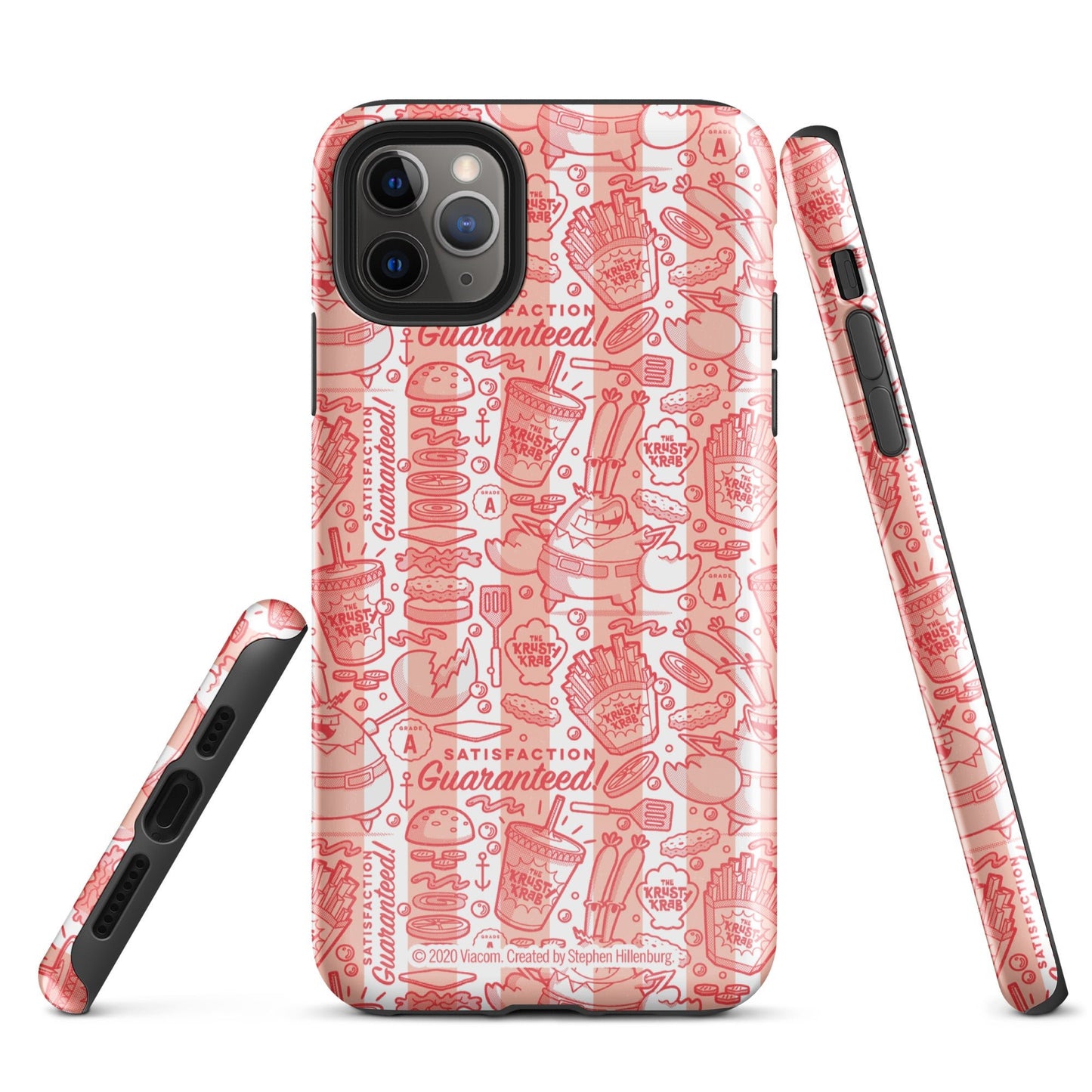 SpongeBob SquarePants The Krusty Krab Satisfaction Guaranteed Tough Phone Case - iPhone - Paramount Shop