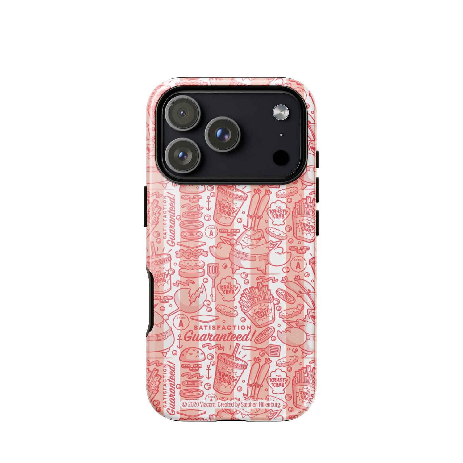 SpongeBob SquarePants The Krusty Krab Satisfaction Guaranteed Tough Phone Case - iPhone - Paramount Shop