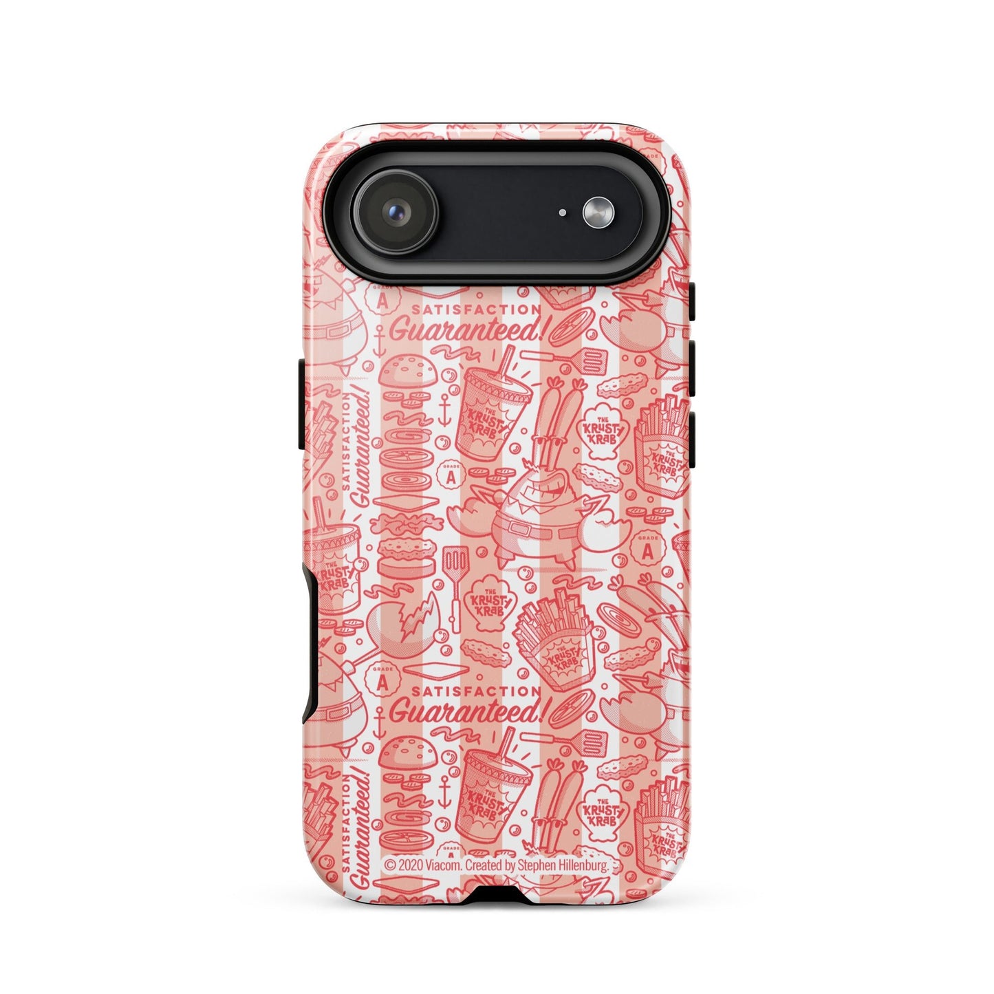SpongeBob SquarePants The Krusty Krab Satisfaction Guaranteed Tough Phone Case - iPhone - Paramount Shop