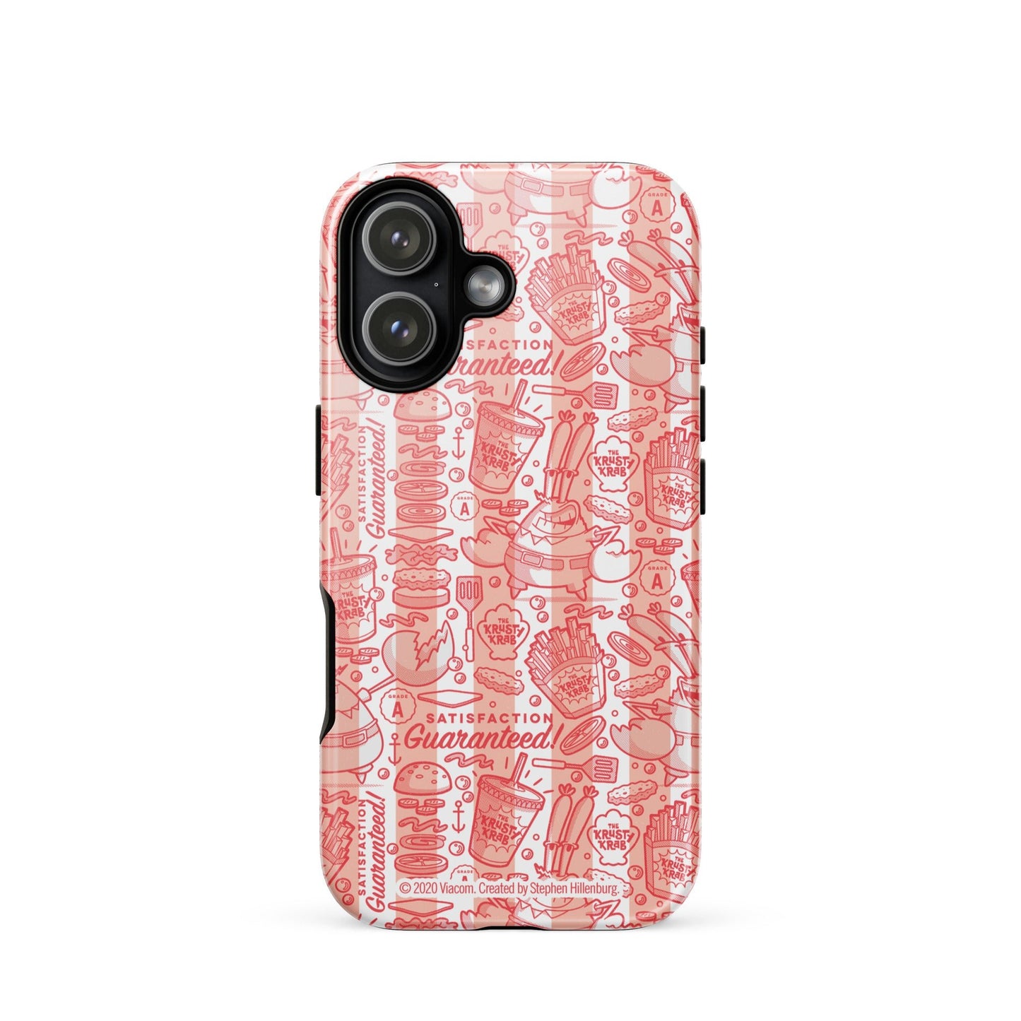 SpongeBob SquarePants The Krusty Krab Satisfaction Guaranteed Tough Phone Case - iPhone - Paramount Shop