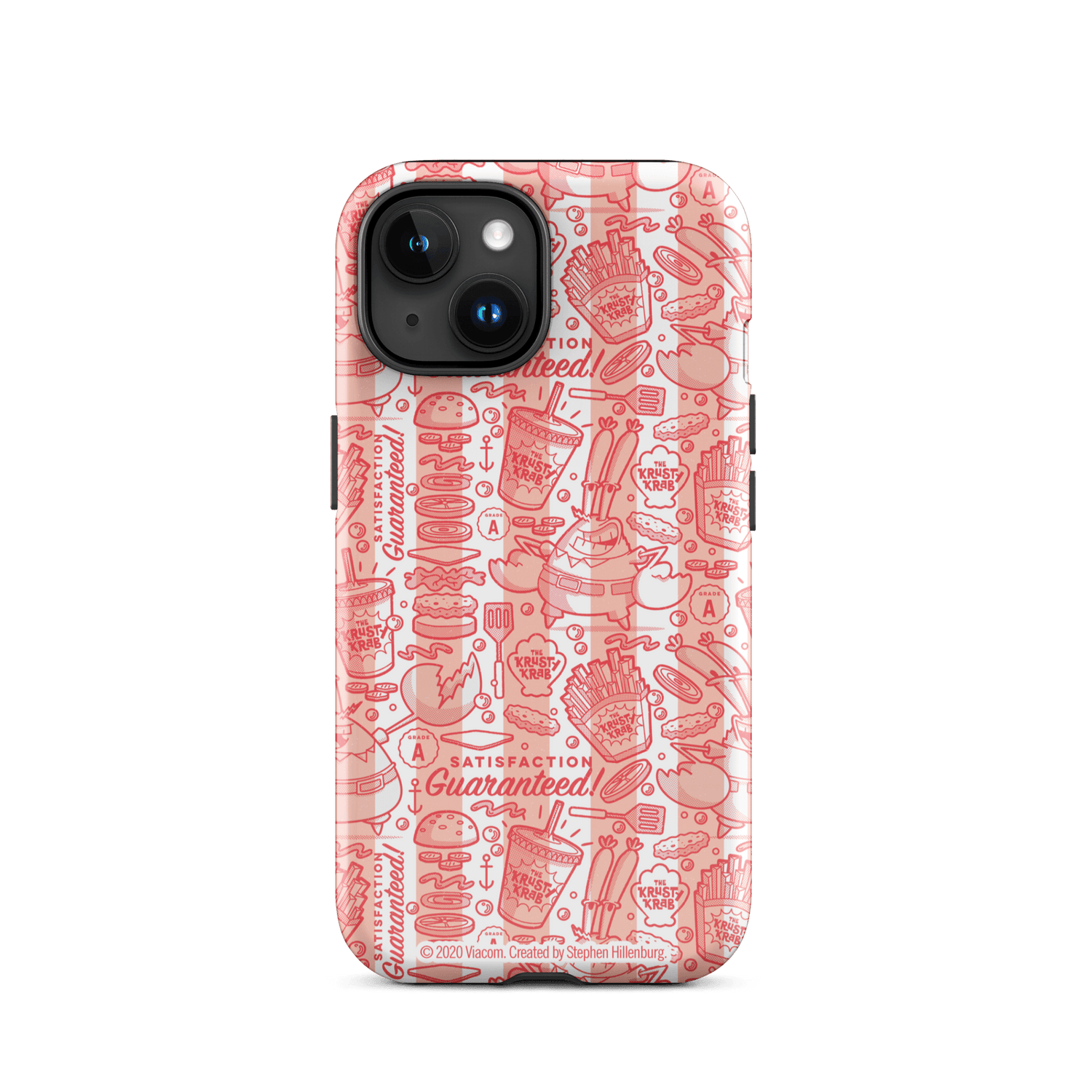 SpongeBob SquarePants The Krusty Krab Satisfaction Guaranteed Tough Phone Case - iPhone - Paramount Shop