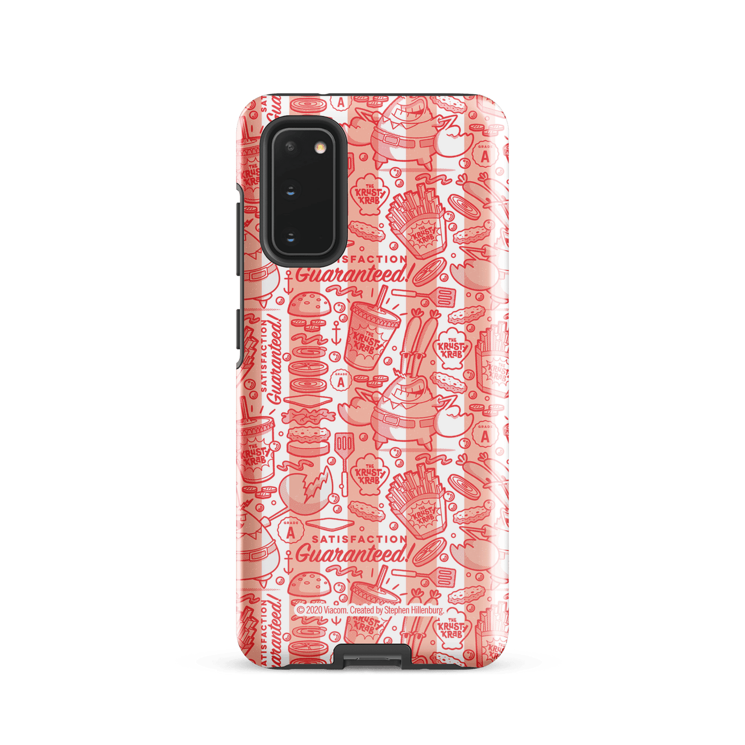 SpongeBob SquarePants The Krusty Krab Satisfaction Guaranteed Tough Phone Case - Samsung - Paramount Shop