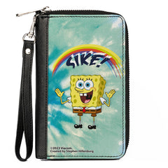SpongeBob SquarePants Wallet Rainbow SIKE! Pose Blues Zip Around