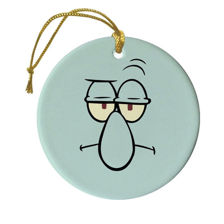 SpongeBob Squidward Round Christmas Ornament - Paramount Shop
