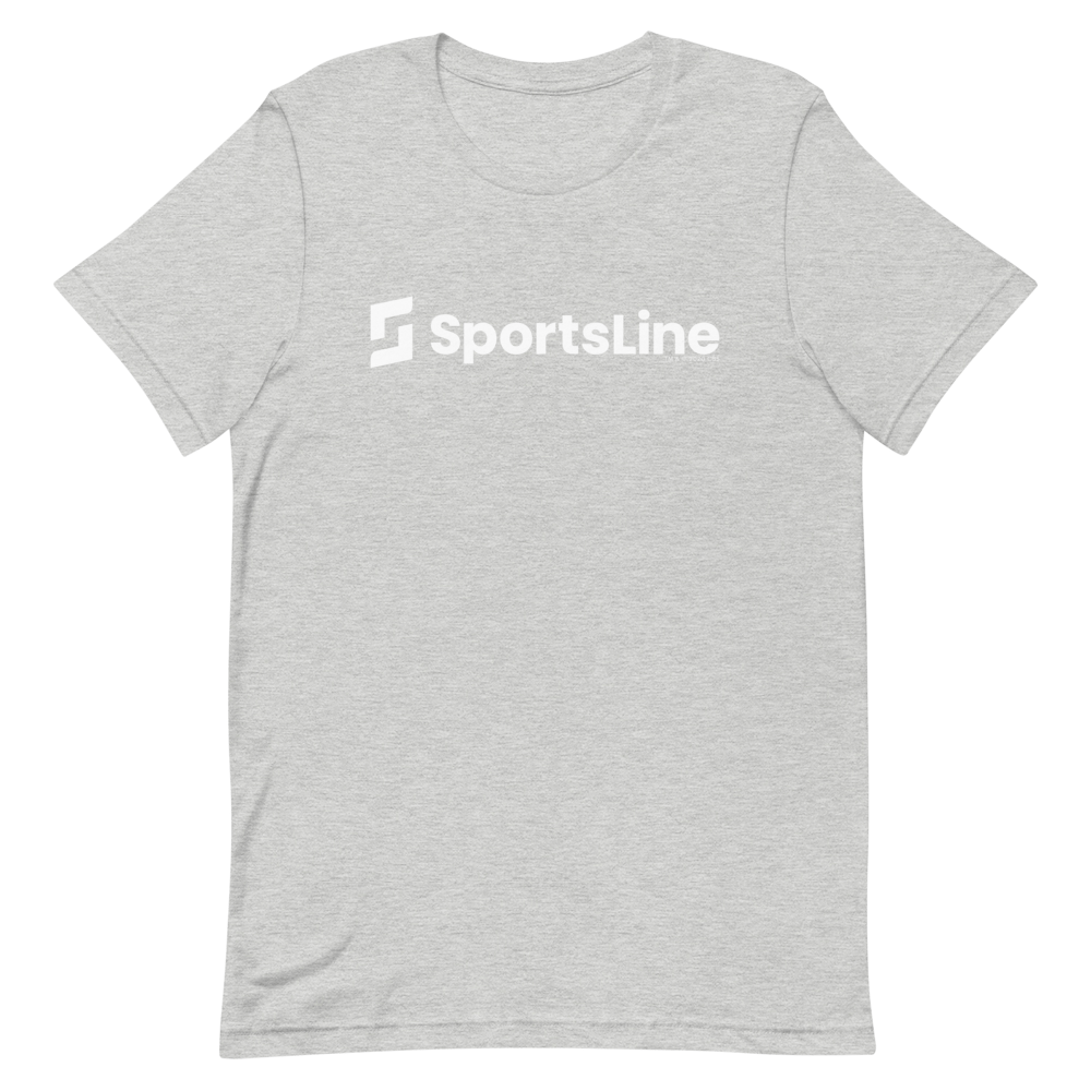 Sportsline Logo White Adult Short Sleeve T - Shirt - Paramount Shop