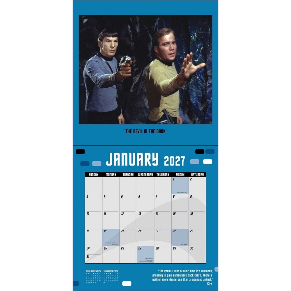 Star Trek 2027 Wall Calendar - Paramount Shop