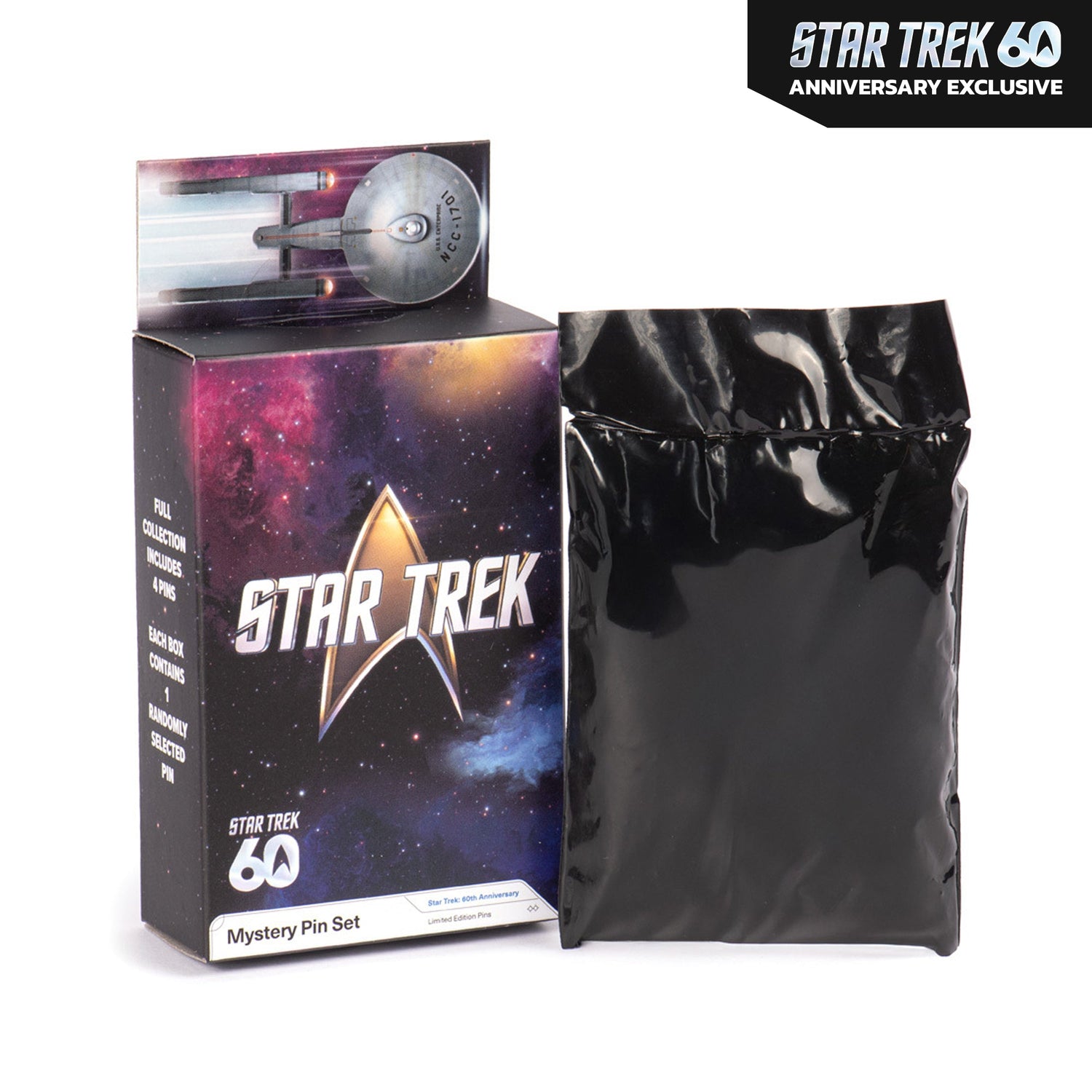 Star Trek 60th Anniversary Limited Edition Mystery Pin Set - Paramount Shop