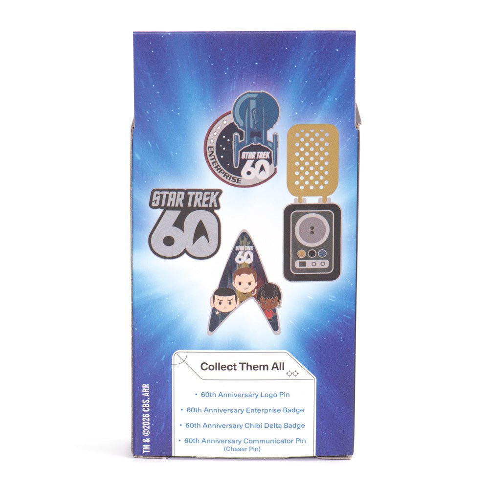 Star Trek 60th Anniversary Limited Edition Mystery Pin Set - Paramount Shop
