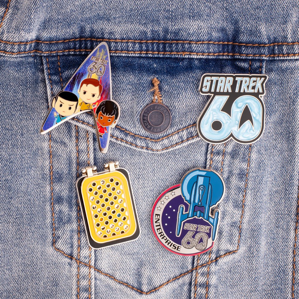 Star Trek 60th Anniversary Limited Edition Mystery Pin Set - Paramount Shop