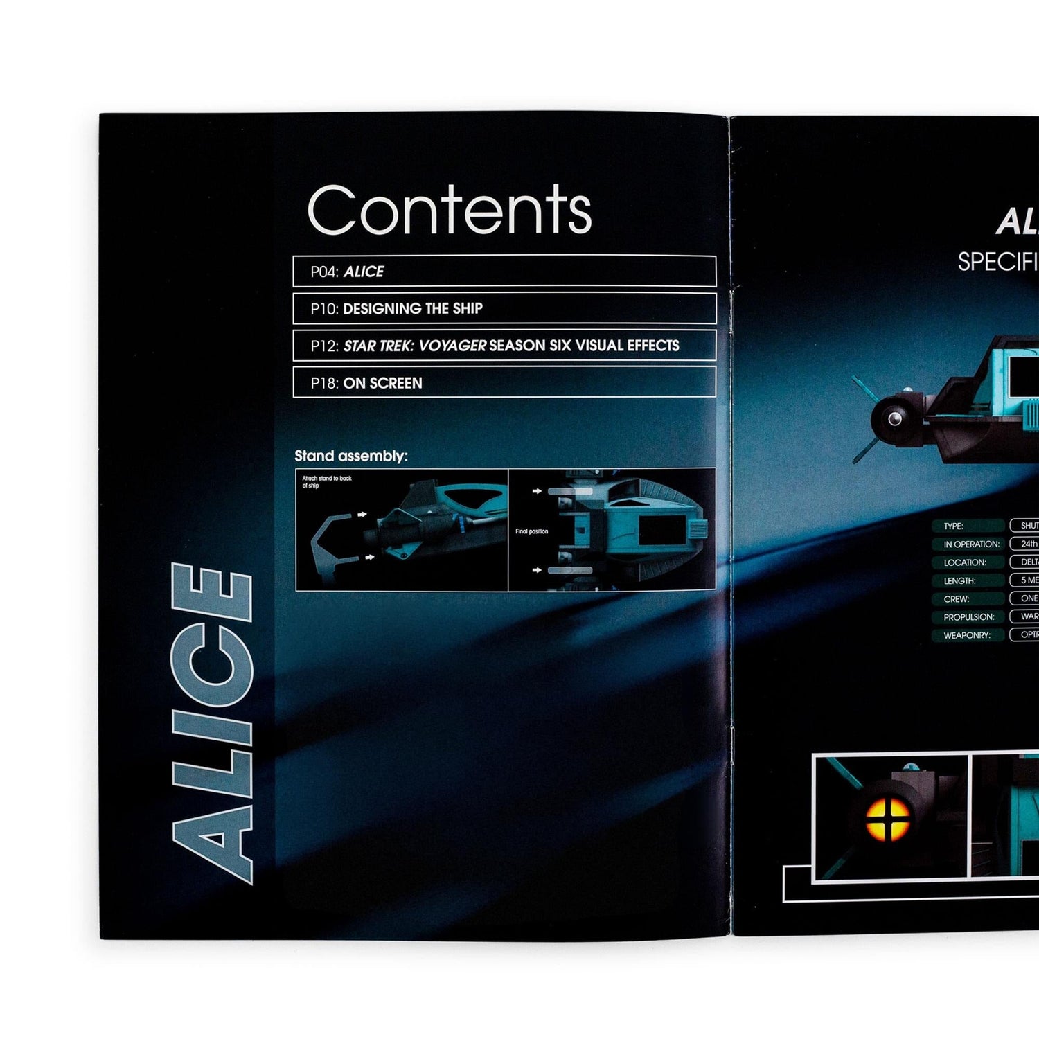 Star Trek Book Alice Shuttlecraft Magazine - Paramount Shop