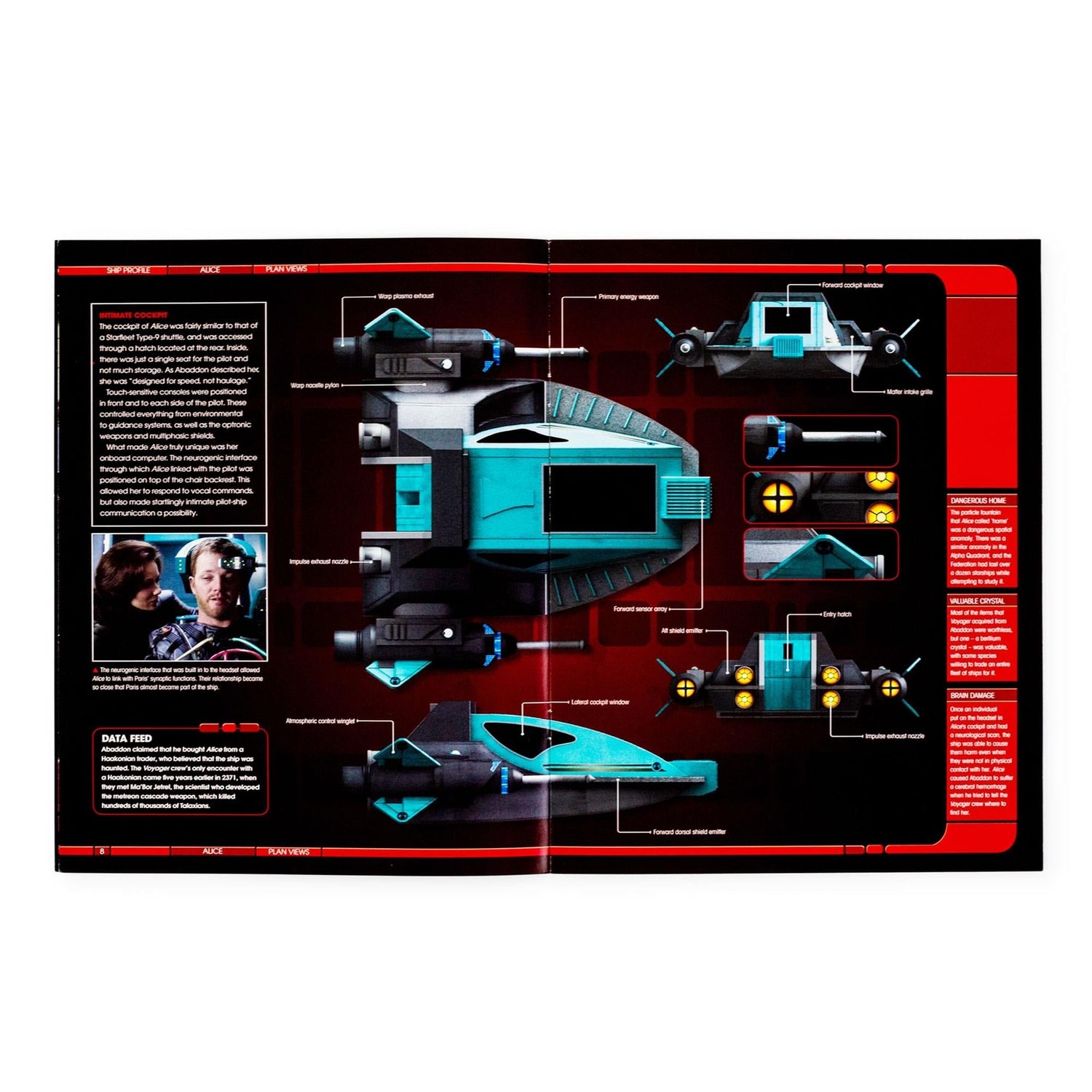 Star Trek Book Alice Shuttlecraft Magazine - Paramount Shop