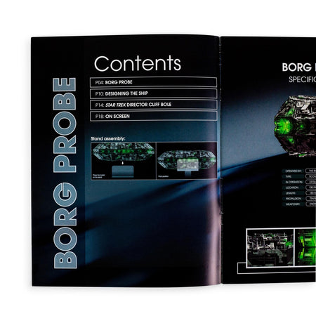 Star Trek Book Borg Probe Magazine - Paramount Shop