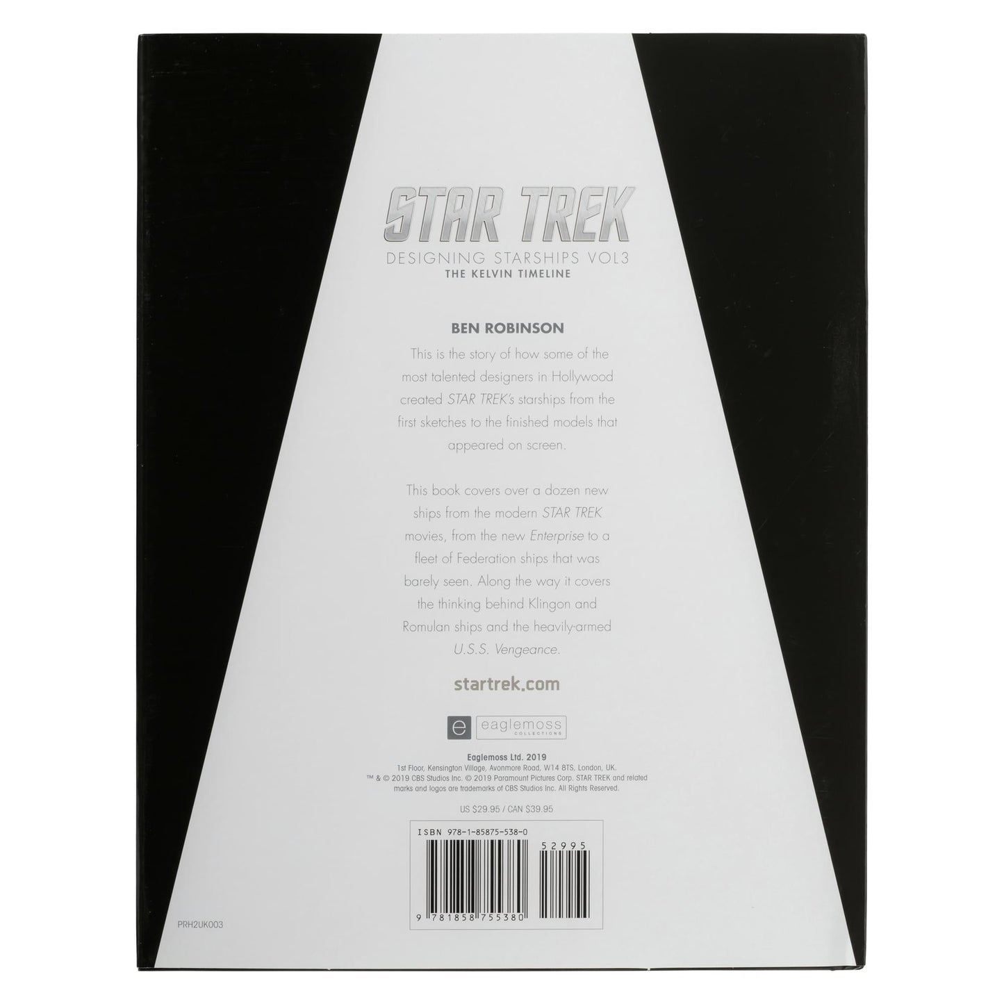 Star Trek Book Designing Starships The Kelvin Timeline - Paramount Shop