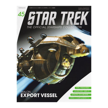 Star Trek Book Eaglemoss Starships Malon Freighter Magazine - Paramount Shop