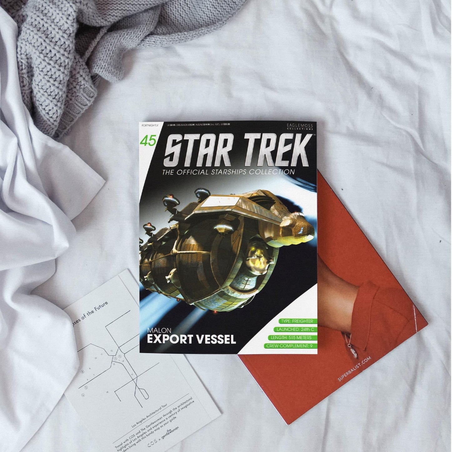 Star Trek Book Eaglemoss Starships Malon Freighter Magazine - Paramount Shop