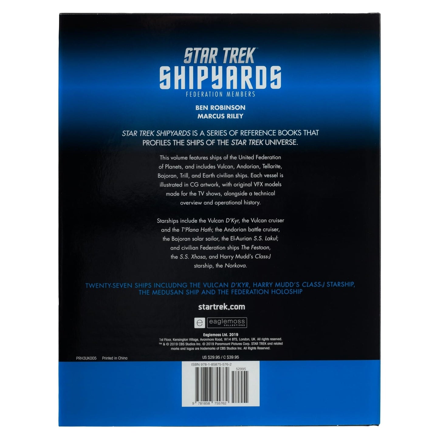 Star Trek Book Federation Members - Paramount Shop