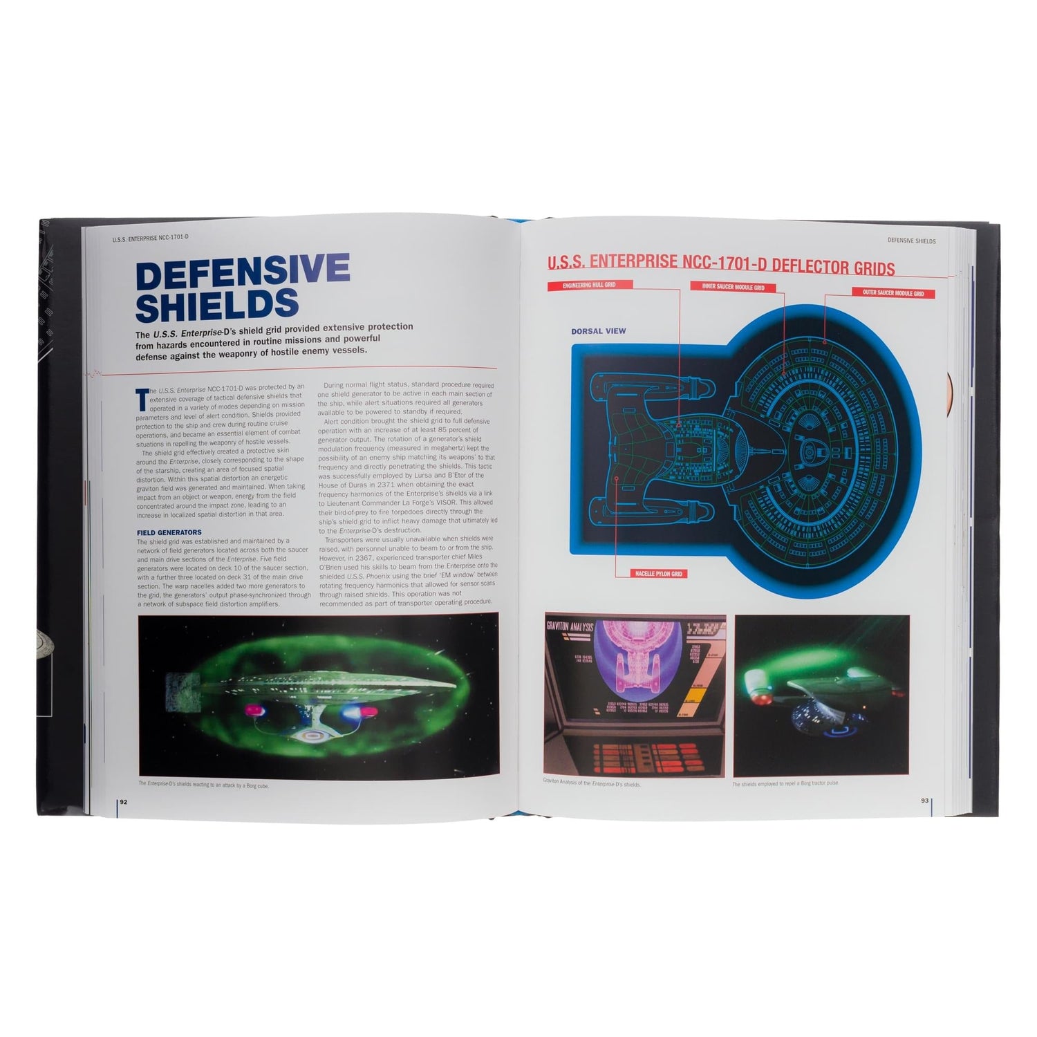 Star Trek Book Illustrated Handbook U.S.S. Enterprise NCC-1701-D - Paramount Shop