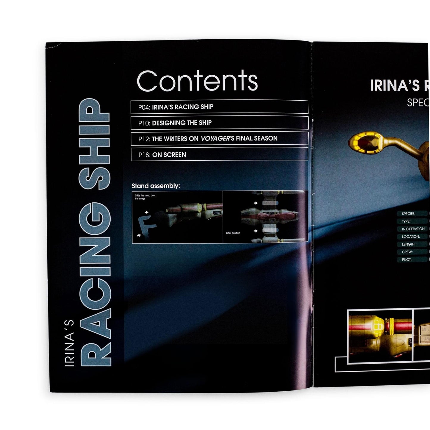 Star Trek Book Irina's Racing Ship Magazine - Paramount Shop