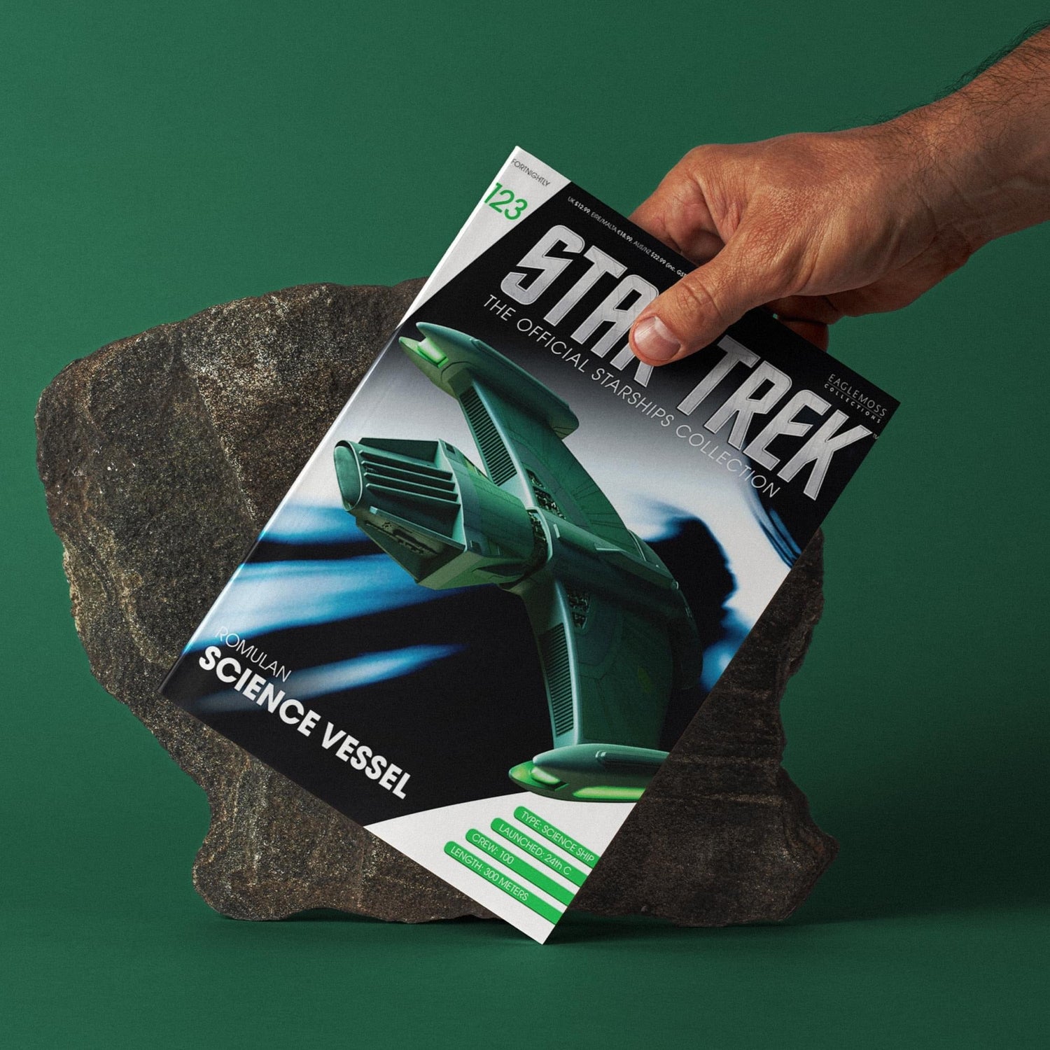 Star Trek Book Romulan Science Vessel Magazine - Paramount Shop