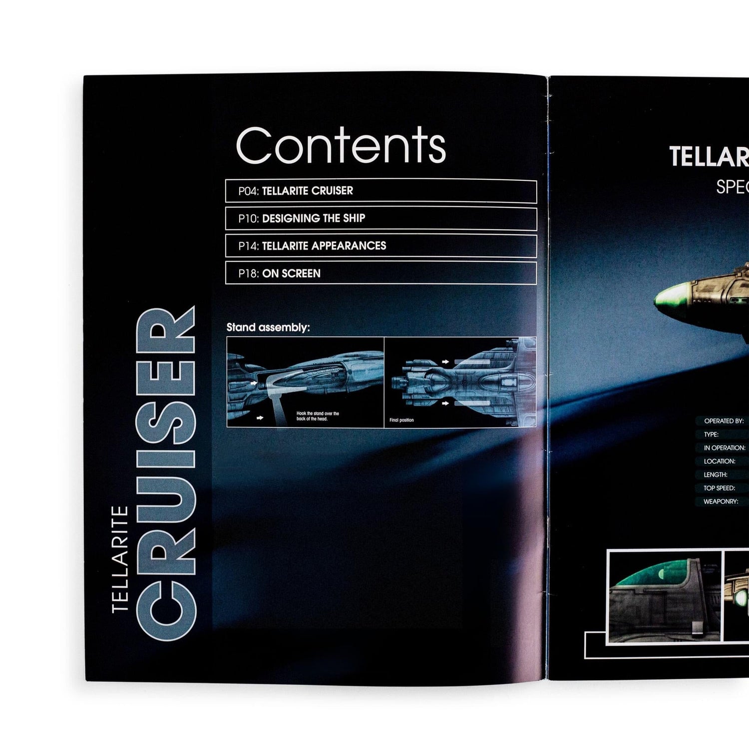 Star Trek Book Tellarite Cruiser Magazine - Paramount Shop