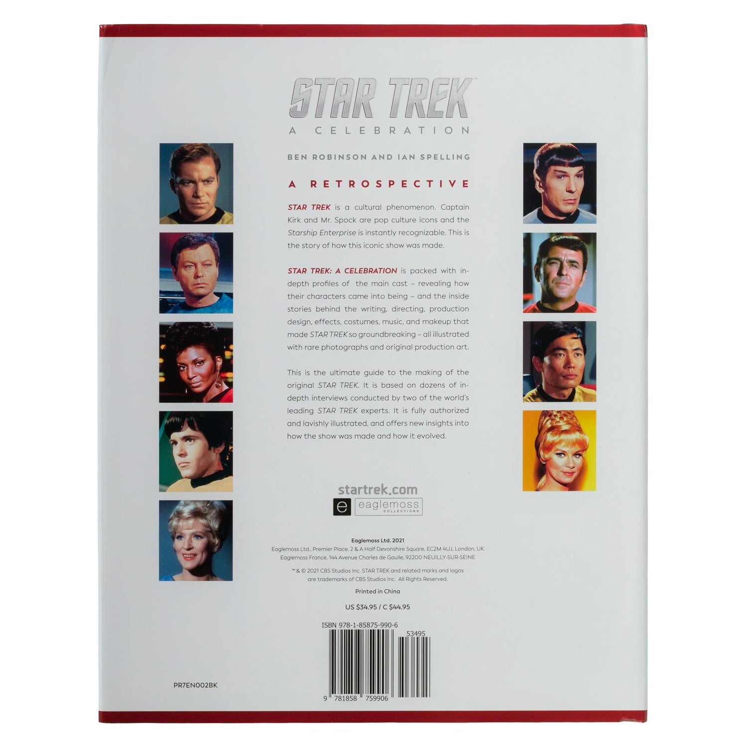 Star Trek Book The Original Series Celebration - Paramount Shop