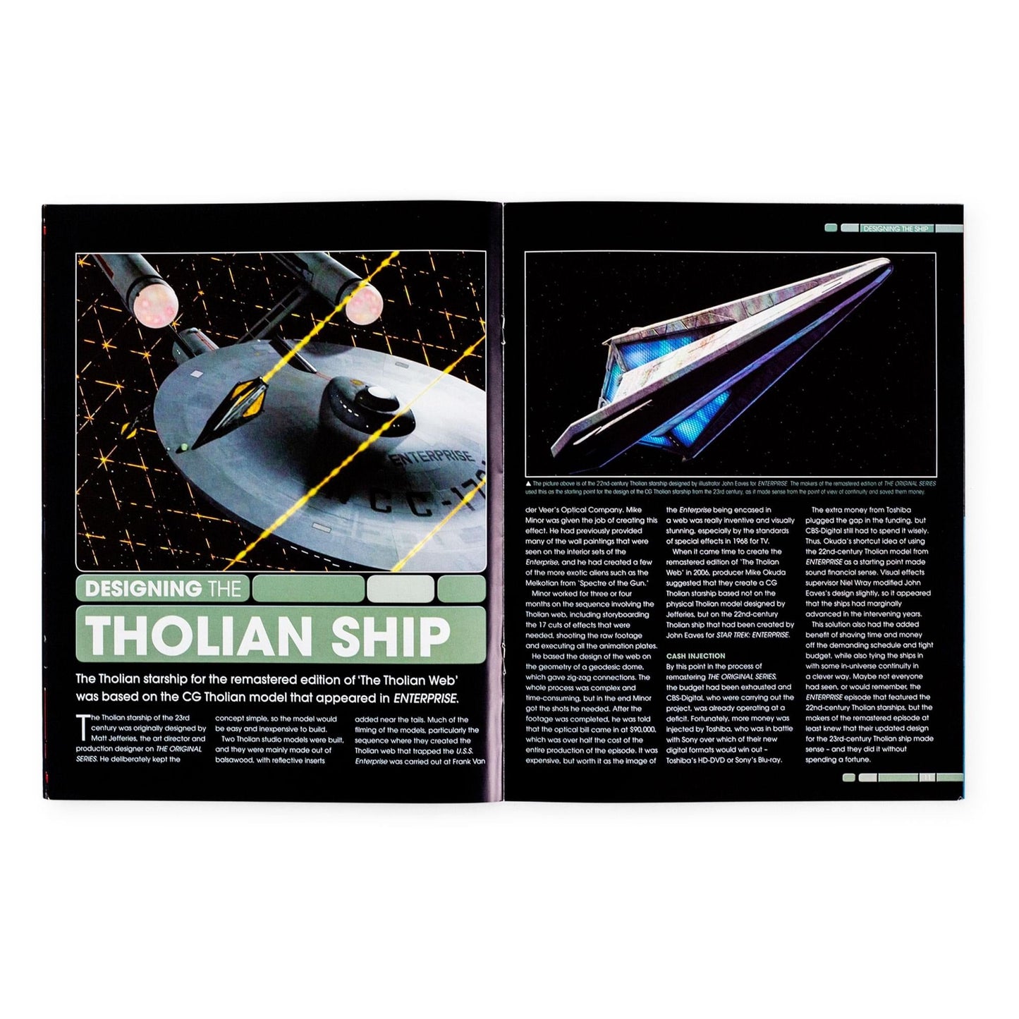 Star Trek Book Tholian Starship - Paramount Shop