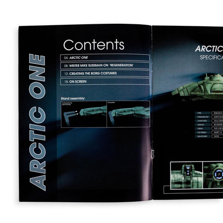 Star Trek Book United Earth Arctic One Moon Transport Magazine - Paramount Shop