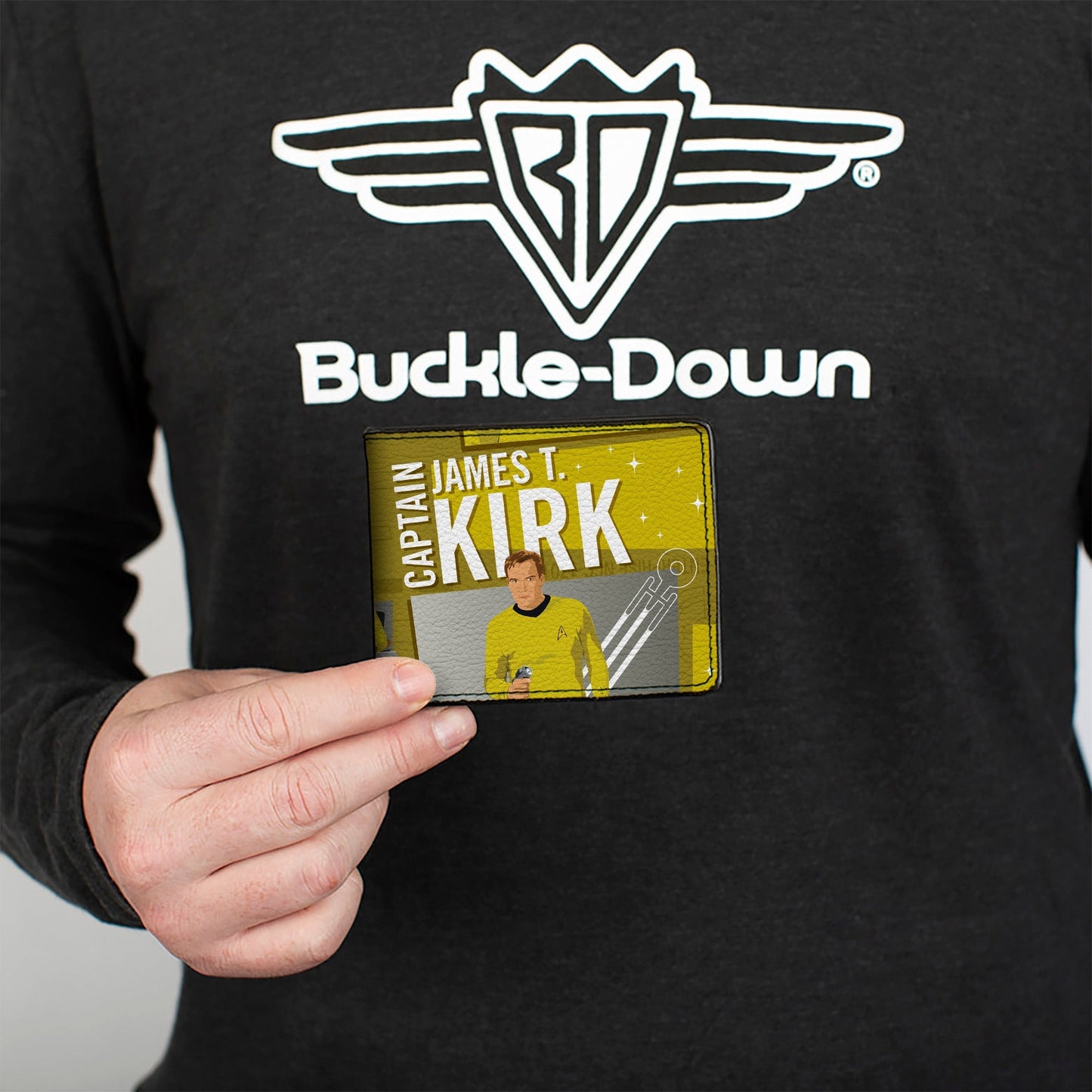 Star Trek Captain James T. Kirk Collage Bi - Fold Wallet - Paramount Shop