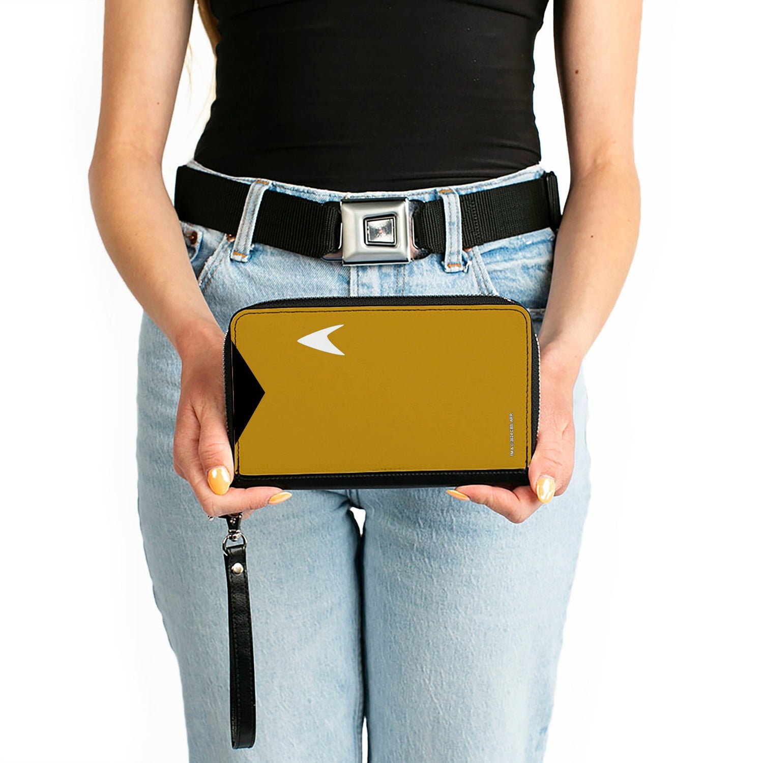 Star Trek Captain Kirk Yellow Uniform Classic Zip Around Wallet - Paramount Shop