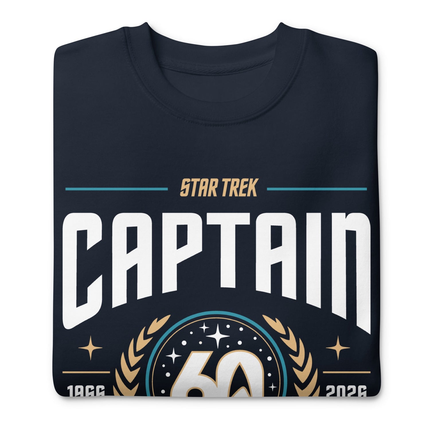 Star Trek Captain Personalized Name Sweatshirt 60th Anniversary - Paramount Shop