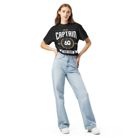 Star Trek Captain Personalized Name T-Shirt 60th Anniversary - Paramount Shop