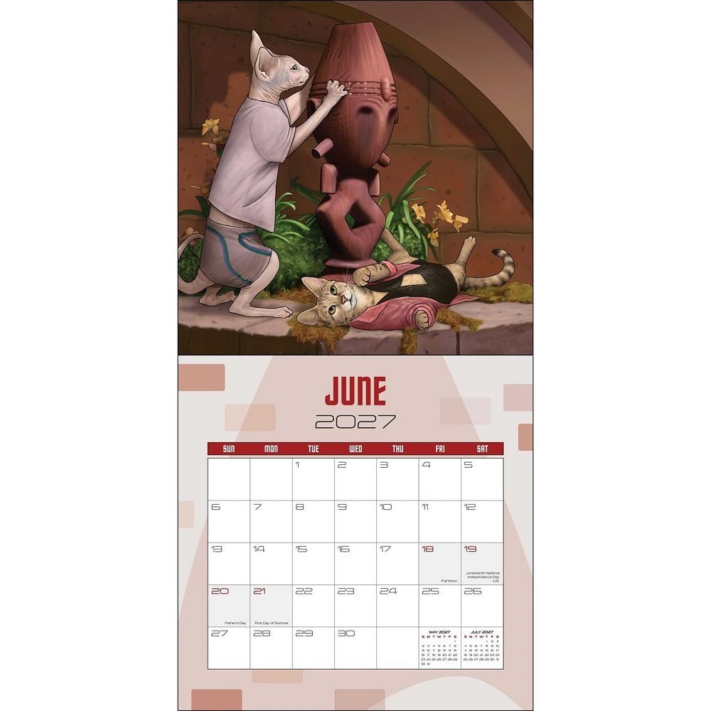 Star Trek: Cats 2027 Wall Calendar - Paramount Shop