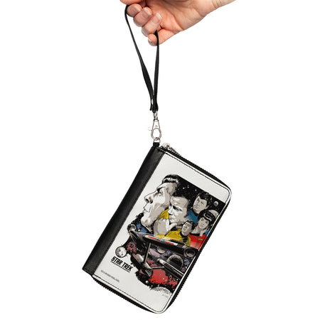 Star Trek Classic Crew & Enterprise Poster Zip Around Wallet - Paramount Shop