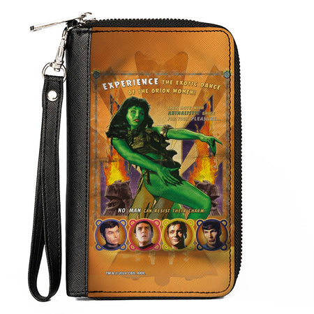 Star Trek Classic Orion Character Pose Women's Zip Around Wallet - Paramount Shop