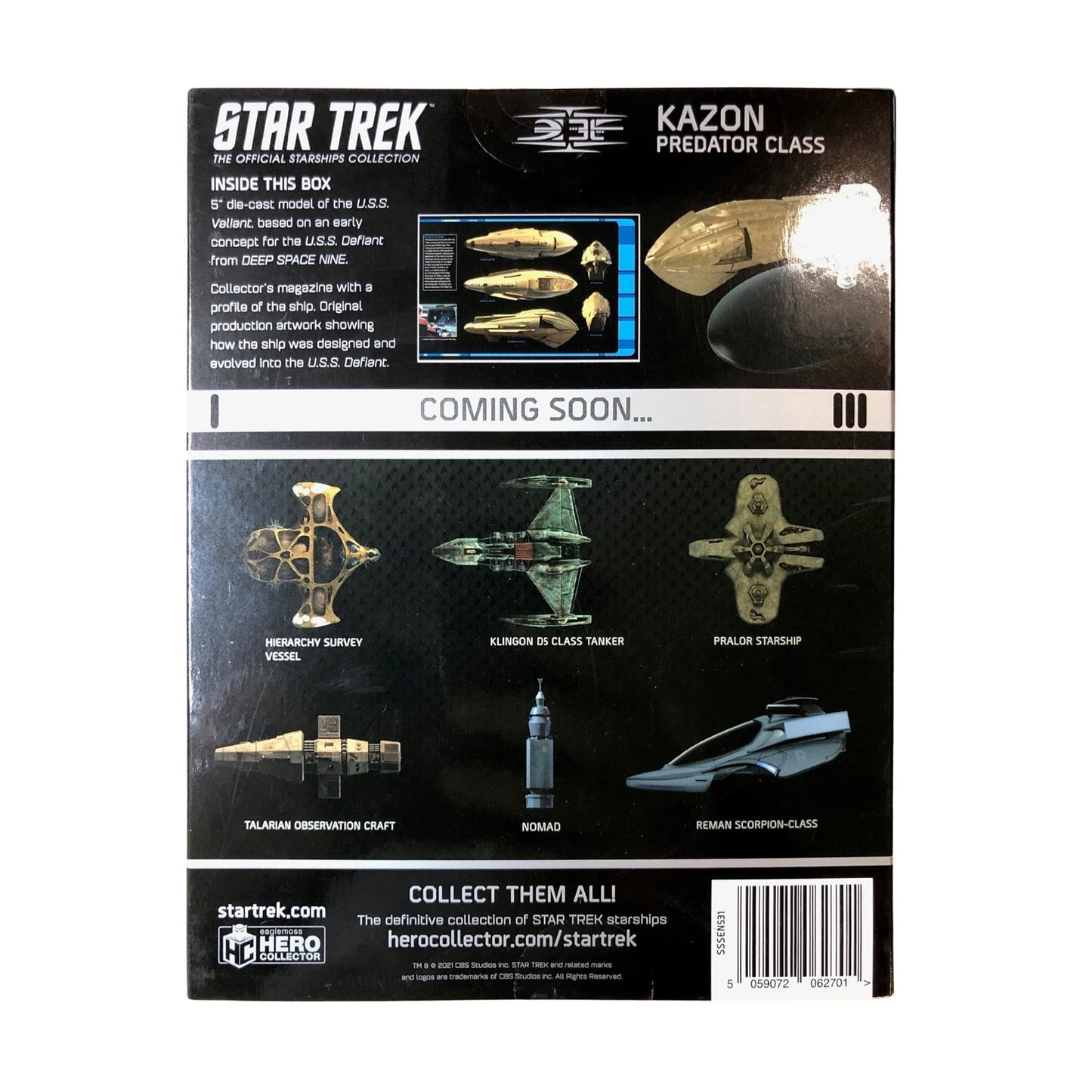 Star Trek Collectible Kazon Predator Class - Paramount Shop