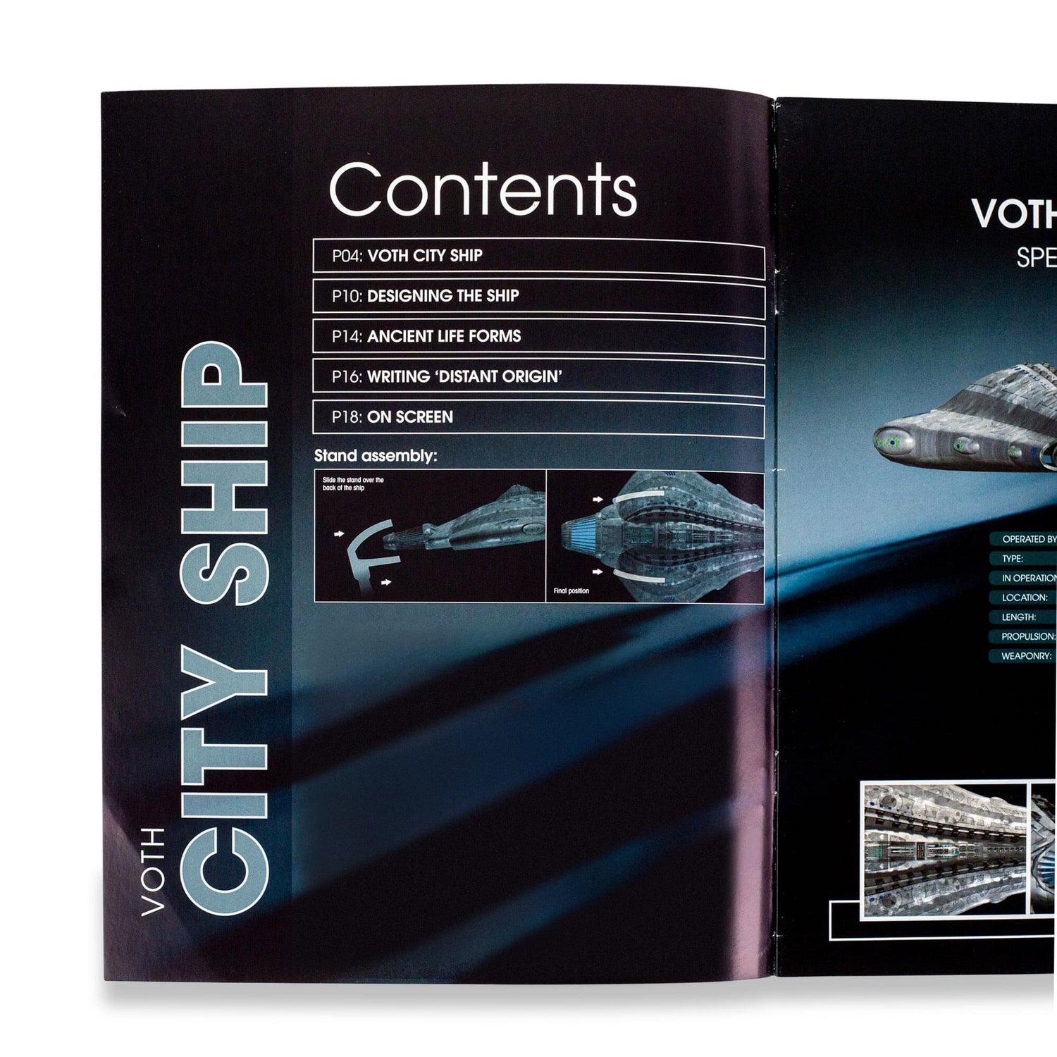 Star Trek Collectible Magazine Voth City Ship - Paramount Shop