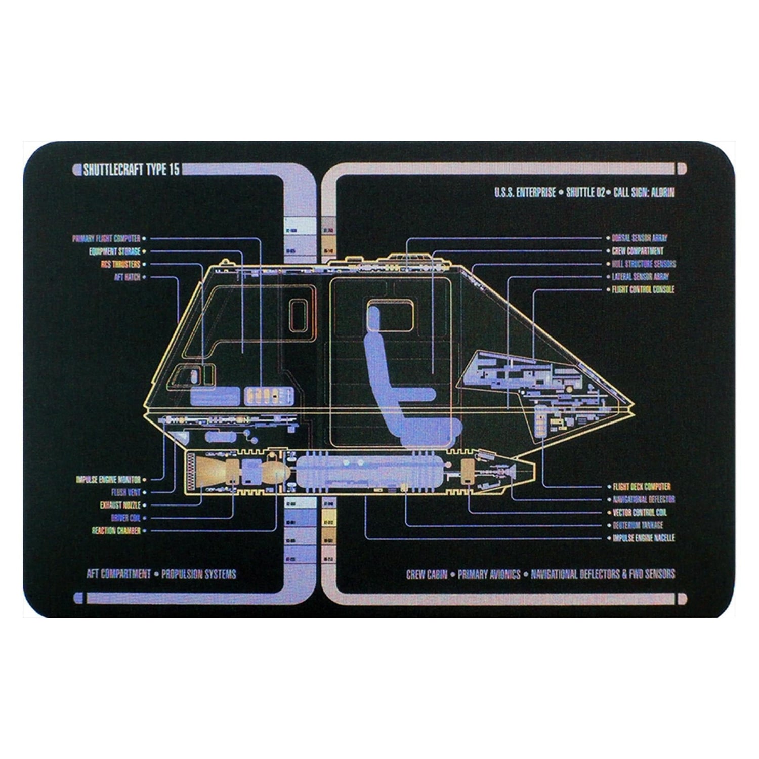 Star Trek Collectible Shuttlecraft Type 15 Aldrin - Paramount Shop