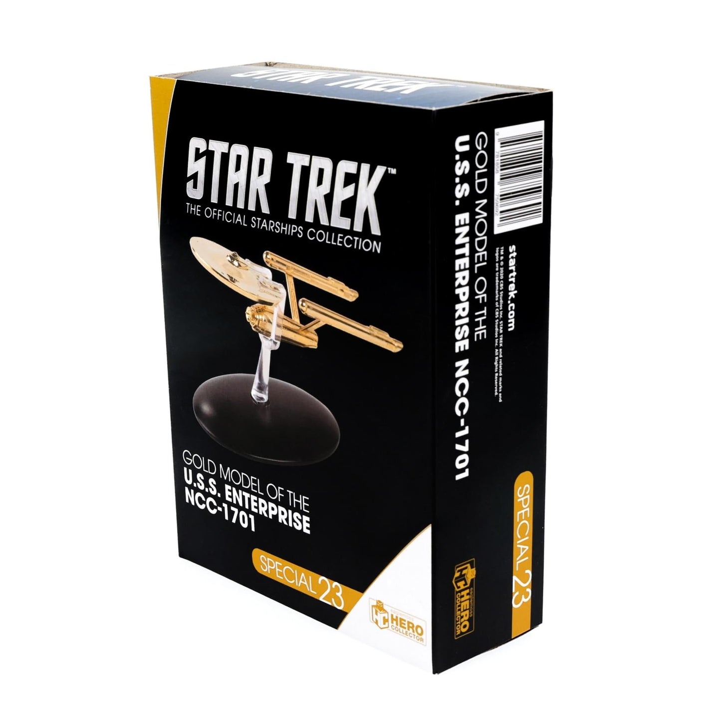 Star Trek Collectibles Gold Plated TOS NCC 1701 Enterprise Replica - Paramount Shop
