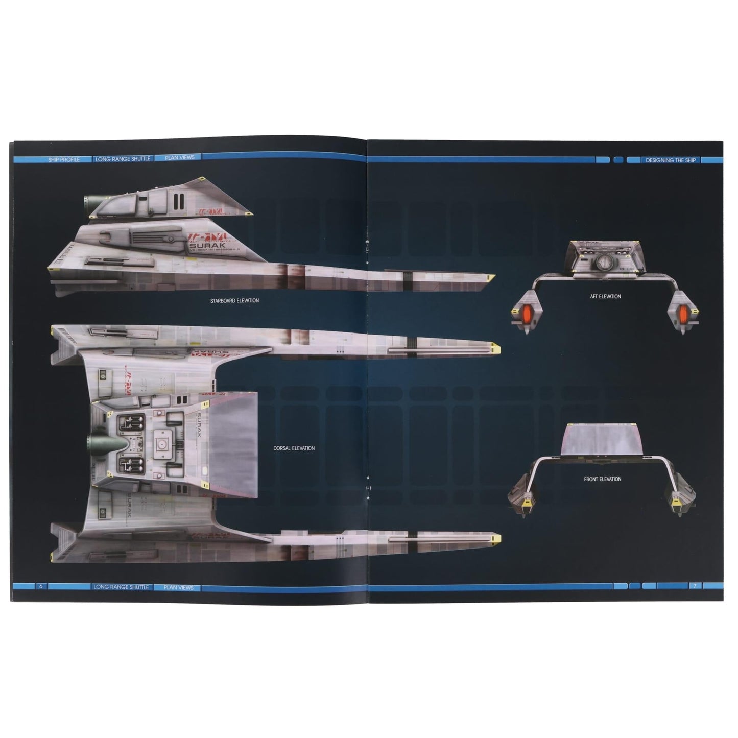 Star Trek Collectibles Long Range Vulcan Shuttle Magazine - Paramount Shop
