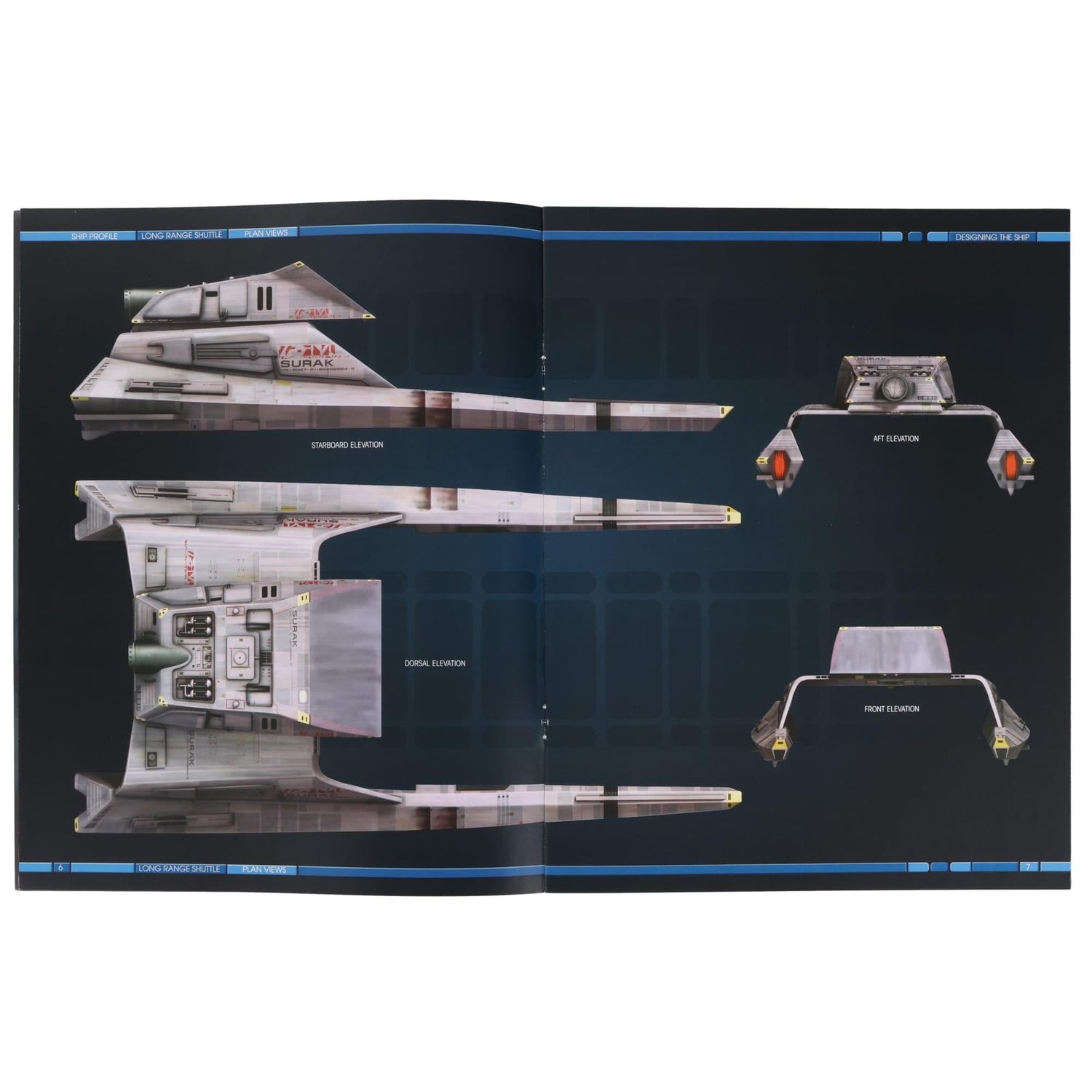 Star Trek Collectibles Long Range Vulcan Shuttle Magazine - Paramount Shop