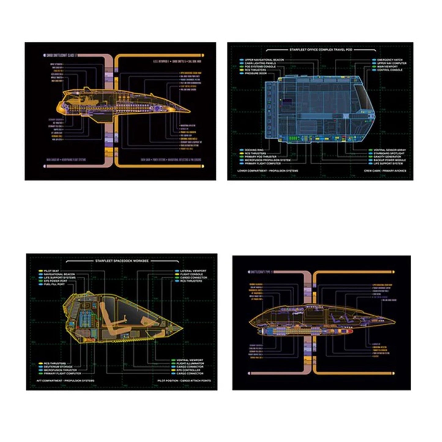Star Trek Collectibles Shuttlecraft Replica Set - Paramount Shop