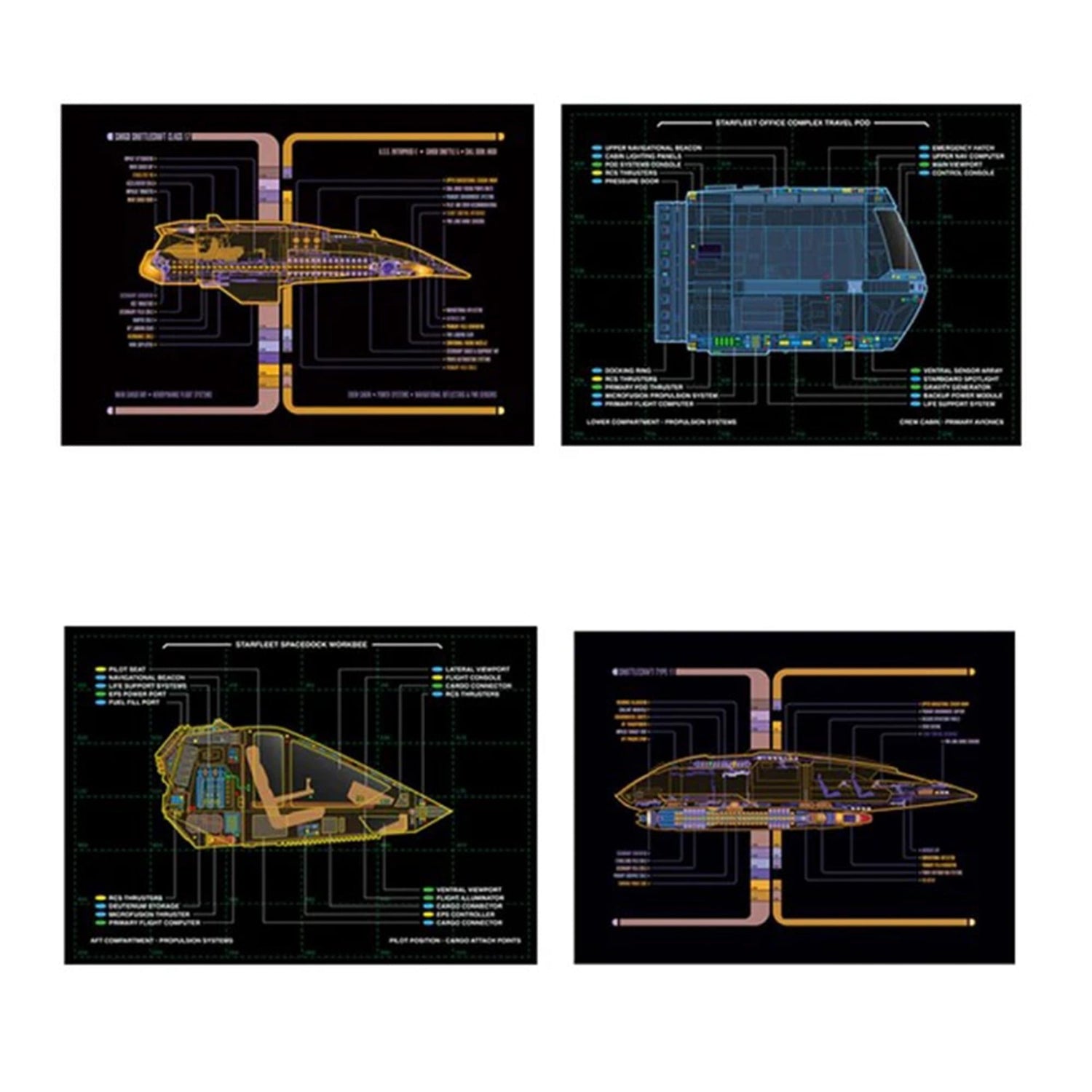 Star Trek Collectibles Shuttlecraft Replica Set - Paramount Shop