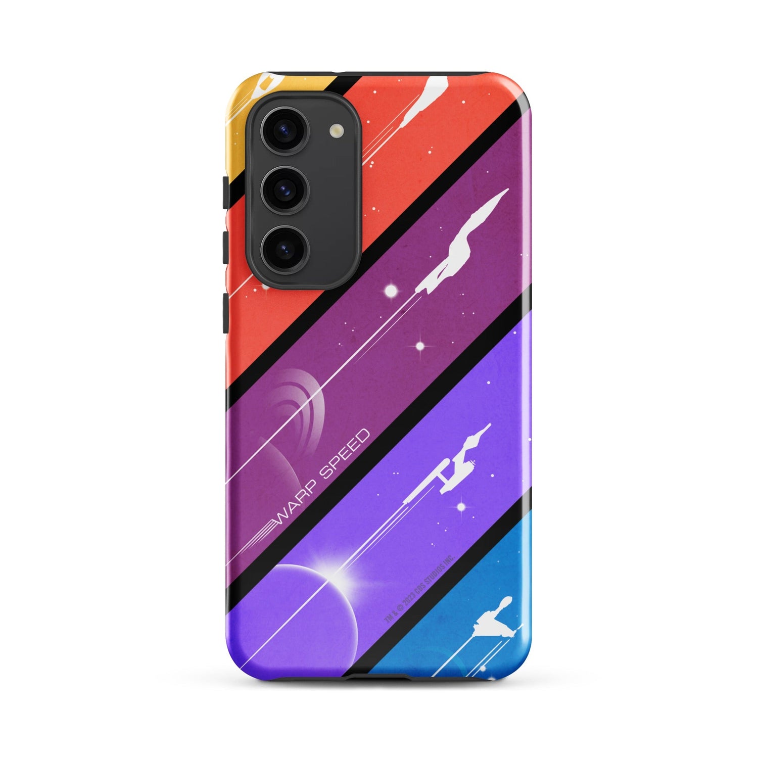 Star Trek Color Block Warp Speed Tough Phone Case - Samsung - Paramount Shop