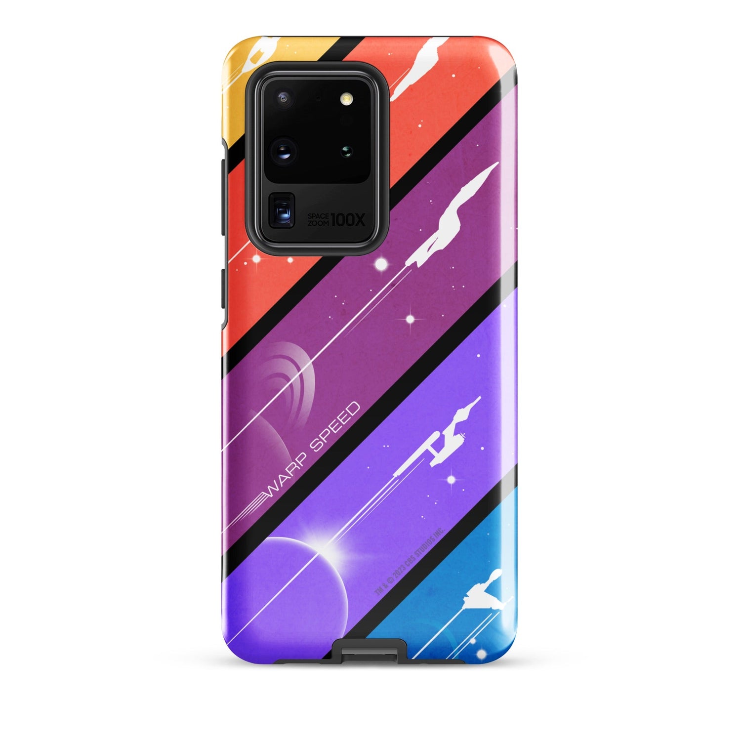 Star Trek Color Block Warp Speed Tough Phone Case - Samsung - Paramount Shop