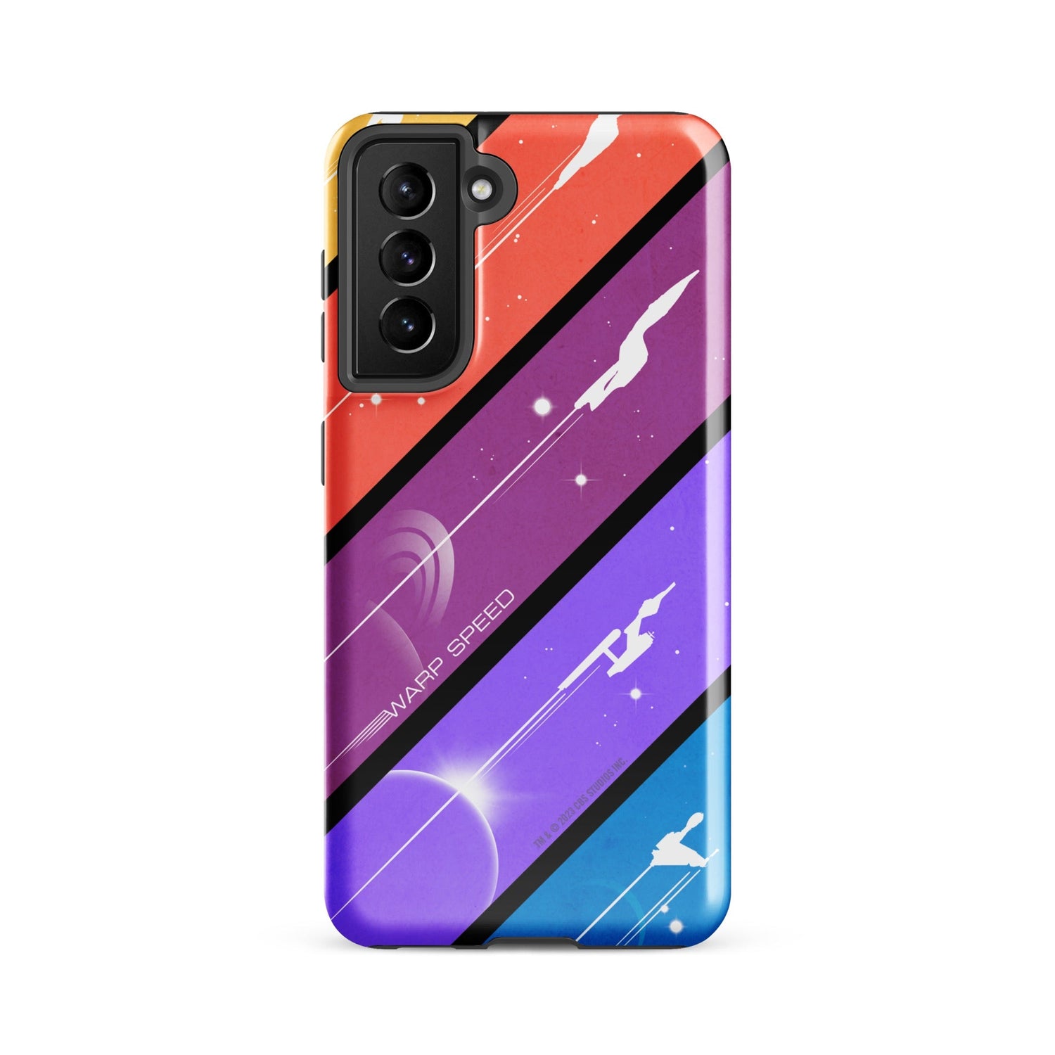 Star Trek Color Block Warp Speed Tough Phone Case - Samsung - Paramount Shop